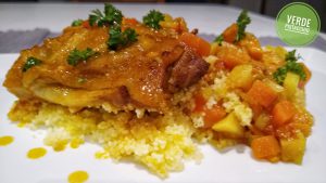 Pollo Speziato con Cous Cous di Verdure